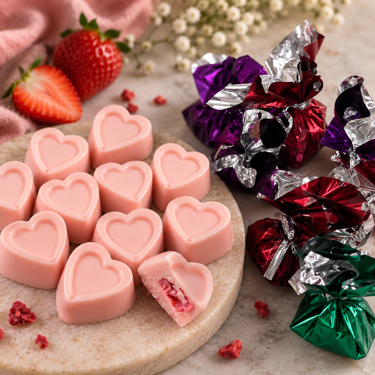Strawberry Chocolate Bites